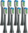 Replacement Toothbrush Head, Compatible with ROAMAN T3/T5/T6/T10/T10S/T10X/T20 Electric Toothbrush(8pcs Black)
