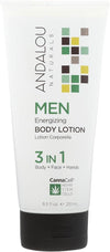 Andalou Naturals CannaCell MEN Energizing Body Lotion, 8.5 Ounce