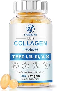 Multi Collagen Peptides for Women & Men-Type I, II, III, V, X