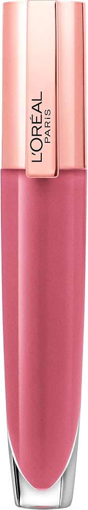 L'Oreal Paris Glow Paradise Hydrating Tinted Lip Balm-in-Gloss with Pomegranate Extract & Hyaluronic Acid, Ultra-Gentle, Non-Sticky Formula, Rosy Utopia, 0.23 Fl Oz