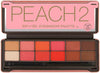 BYS Peach 2 Eyeshadow Palette Tin with Mirror Applicator 12 Matte & Metallic Shades