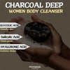 Unscented Body Bar Soap for Women with Oily Skin - Charcoal, Salicylic Acid, Hyaluronic Ac - Image 2