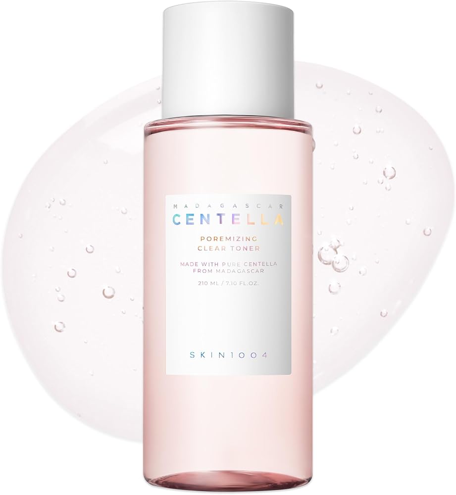 Skin1004 Poremizing Clear Toner 7.10 fl.oz, 210ml, Korean Face Toner with Himalayan Pink Salt & Madagascar Centella, Facial Toner for Pore Care & Oil Balance, Hydrating Essence, Korean Skin Care