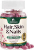 Hair Skin and Nails Vitamins for Hair Growth - Extra Strength Biotin 5000mcg, Collagen, Argan Oil & Hyaluronic Acid Multivitamin - Best Beauty Supplement for Women & Men - USA Bottled - 120 Softgels