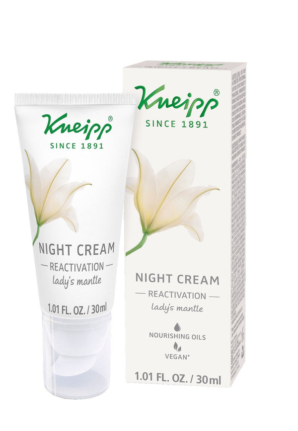 Kneipp 24 Hour Night Face Moisturizer Cream, 1.01 Fl oz