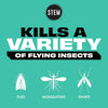 STEM Bug Spray Kills Flies, Mosquitoes, Gnats, Indoor & Outdoor, 10oz, 1pk - Image 3
