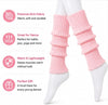Moret Kids Girls' Ballet and Dance 2-Pack Silver Lurex Legwarmers - Sparkling Glitter 80s  - Image 3