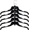 Big TOP DEALS USA Shirt Hangers, Recycled Plastic with Notches, Black, 17 Inch, - Personal - Image 4