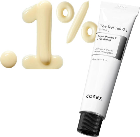 Cosrx Retinol 0.1% Cream, Anti-Aging Eye & Neck Cream (0.67 fl.oz) - Personal Care