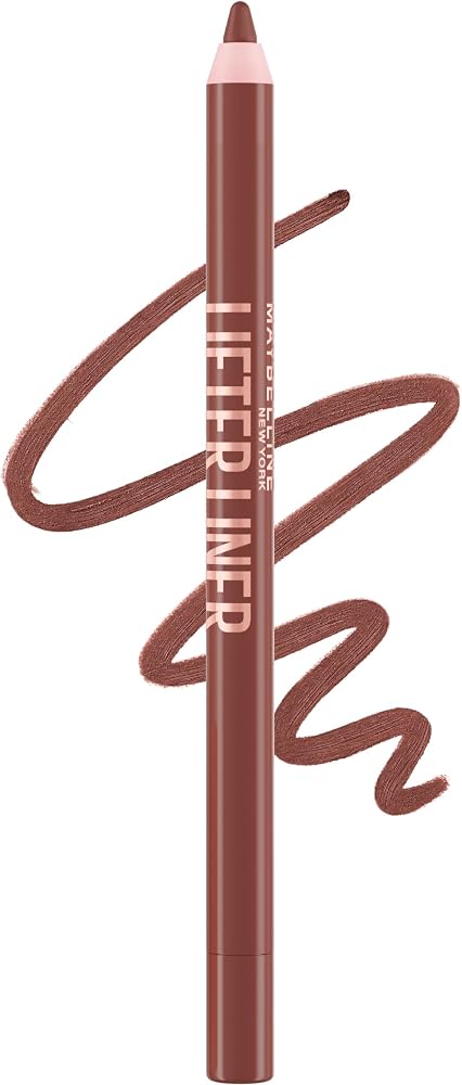 Maybelline Lifter Liner Lip Liner Pencil with Hyaluronic Acid, Let's Bounce, 1 Count - Personal Care