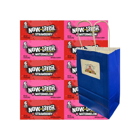 Now and Later Chewy Candy Variety Pack Strawberry Watermelon 10 Count