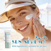 2 Pcs Centella Sunscreen,Lightweight Hydrating Centella Sunscreen SPF 50 No White Cast,for - Image 2