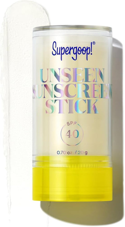 Supergoop! Unseen Sunscreen Face Stick SPF 40, Clear, Broad Spectrum 0.7 oz - Personal Care