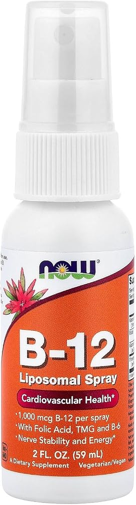 NOW Foods B-12 Lipospray, 2 oz Spray