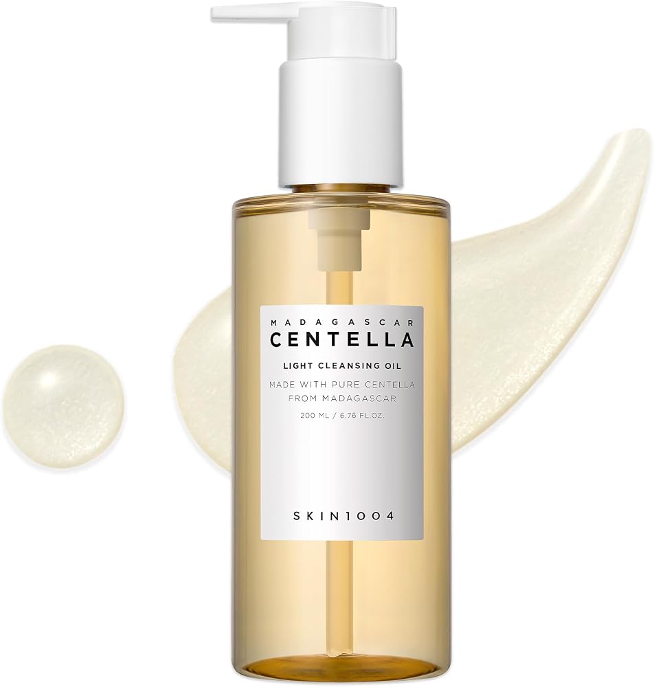 Skin1004 Madagascar Centella Light Cleansing Oil 6.76 fl.oz, 200ml | Gentle Oil Cleanser for Face, Korean Facial Cleanser, Double Cleansing - Personal Care