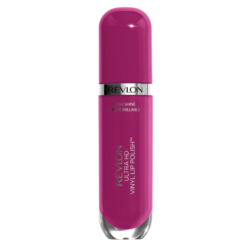 Revlon Ultra HD Vinyl Lip Polish, Liquid Lipstick, Violet Frenzy, Plum Gloss, 0.2 Fluid Ounce - 930 Violet Frenzy