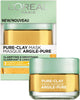 L'Oreal Paris Skincare Pure Clay Face Mask with Yuzu Lemon for Rough Skin to Clarify & Smo - Image 1