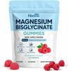 Magnesium Glycinate Gummies 500mg – High Absorption Chelated Magnesium for Sleep, Muscle & Nerve Support – Vegan Raspberry Flavor, 60 Gummies