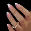 CurvLife Soft Gel Almond Press On Nails, Long-Lasting Reusable Fake Nails Kit with Glue &  - Image 3