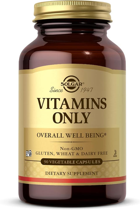 Solgar - Vitamins Only Vegetable Capsules 90 Count