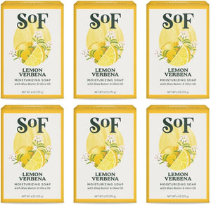 Sof Lemon Verbena Moisturizing Bar Soap, Coconut Oil & Shea Butter - Personal Care