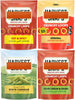 Big Top Deals USA Blue Paper Bag 4-Pack – Includes Snaps Veggie Chips: Original, Hot & Spi - Image 2
