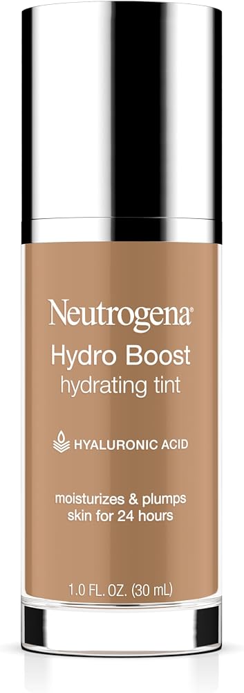 Neutrogena Hydro Boost Tint Foundation Makeup, 105 Caramel, 1.0 fl oz - Personal Care