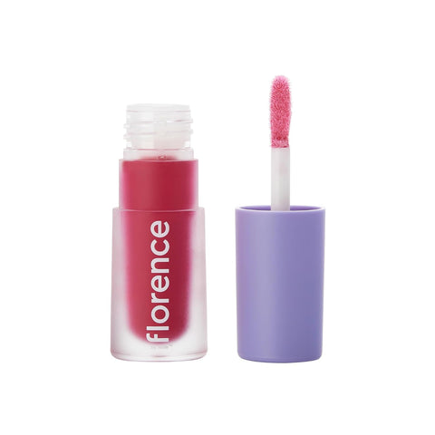 Florence Obsessed (Deep Fuchsia) Lip Mousse - Long-Lasting, Matte Finish - 0.13 Oz, 3.8G