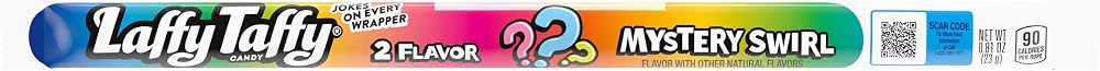 Laffy Taffy 2 Flavor Mystery Swirl Rope .81-oz. - Case of 24 - Image 1