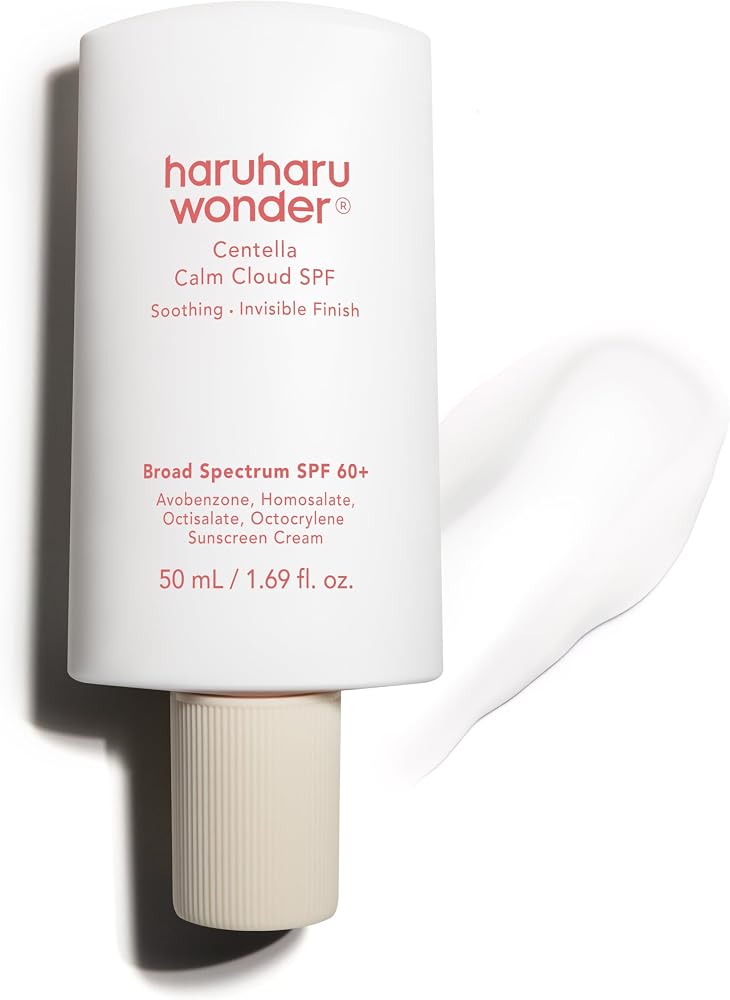 Haruharu wonder Centella Calm Cloud Face Sunscreen SPF 60+, 1.69 fl.oz/50mL - Personal Care