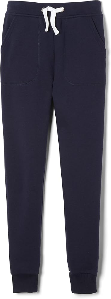 French Toast Boys' Fleece Jogger Pant, Navy, 4 - Image 1