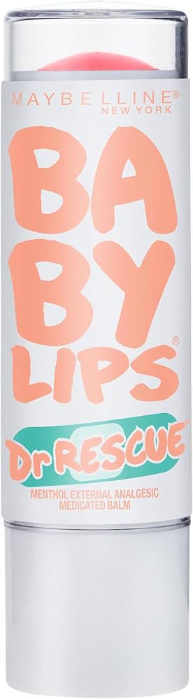 Maybelline New York Baby Lips Dr Rescue Medicated Lip Balm, Coral Crave, 0.15 oz.