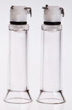 The Phenom Womans Pump Accessory Pair of 2 Nipple Acrylic Cylinder 1 " Inch wide and 3 " I - Image 1
