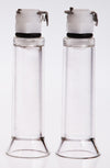 The Phenom Womans Pump Accessory Pair of 2 Nipple Acrylic Cylinder 1 