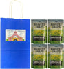 Big Top Deals USA Blue Paper Bag with Harvest Snaps Veggie Chips Lightly Salted (3oz Bags) - Image 1