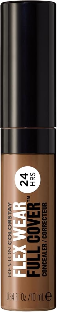 Revlon ColorStay Flex Wear Full Cover Concealer, 075 Hazelnut, 0.34 fl oz