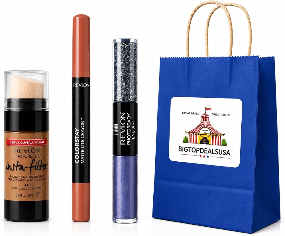 BIGTOPDEALSUSA Makeup Gift Set, Brightening, Natural Finish, Full Coverage, Everyday Beauty