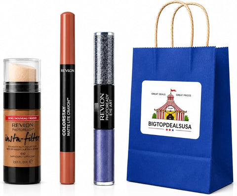 BIGTOPDEALSUSA Makeup Gift Set, Brightening, Natural Finish, Full Coverage, Everyday Beauty