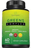 Sunergetic Premium USDA Organic Greens Superfood Tablets – Greens Superfood Powder Includes Veggies, Fruits & Polyphenols – Daily Greens Superfood Powder Supplement– 60 Greens Tablets