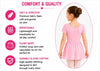Moret Kids Girls' Ballet and Dance 2-Pack Dance Outfit Set - Pink Chiffon Wrap Skirt & Sho - Image 2