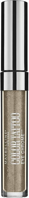 Maybelline New York Color Tattoo Eye Chrome Eyeshadow, Khaki Kool, 0.11 fl. oz. - Eye Makeup - Beauty