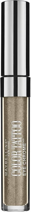 Maybelline New York Color Tattoo Eye Chrome Eyeshadow, Khaki Kool, 0.11 fl. oz. - Eye Makeup - Beauty - Khaki Kool