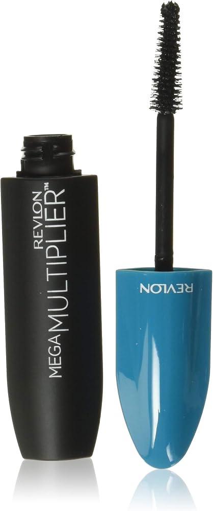 Revlon Mega Multiplier Mascara, Black, 0.28 Fluid Ounce