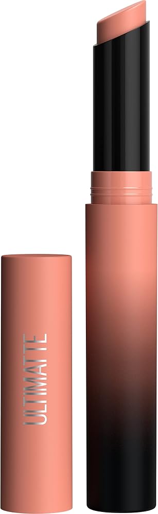 Maybelline Color Sensational Ultimatte Matte Lipstick, Non-Drying, Intense Color Pigment, More Blonde, Sandy Nude, 1 Count