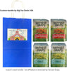 Big Top Deals USA Blue Paper Bag with 4-Pack Snaps Veggie Chips 2 Caesar and 2 Tomato Basi - Image 2