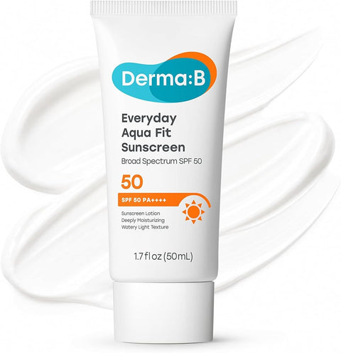 Derma B Everyday Aqua Fit Sunscreen SPF50 PA++++, 1.7 fl oz (50ml) - Personal Care