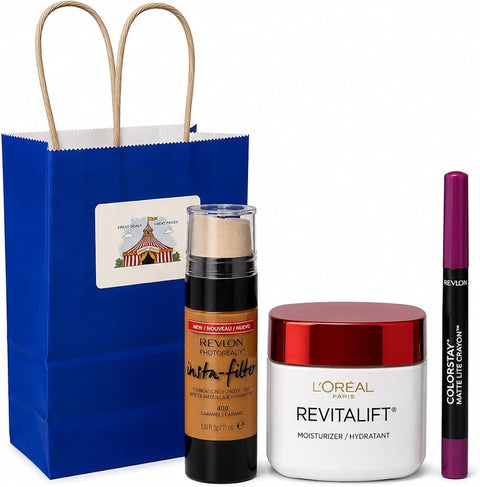 BIGTOPDEALSUSA Beauty Gift Set with Revlon and NARS, Brightening, Assorted