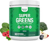 Nested Naturals Super Greens Daily Superfood Powder - Certified USDA Organic Green Powder w/20+ Whole Foods, Spirulina Powder,Wheat & Barley Grass - Probiotics, Fiber & Enzymes - Original Flavour, 30