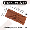 Kachanaa 4 Pack Wide Headbands for Women Non Slip Elastic Boho Bandeau Hair Bands Yoga Wor - Image 2
