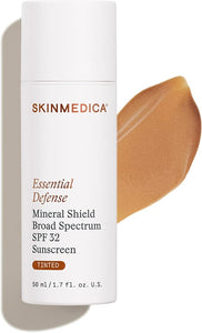 Skinmedica Essential Defense Mineral Shield SPF 32 Tinted Sunscreen for Face. This Lightweight, Facial Sunscreen is Ideal for Oily and/or Combination Skin, NEW PACKAGING, 1.7 Oz